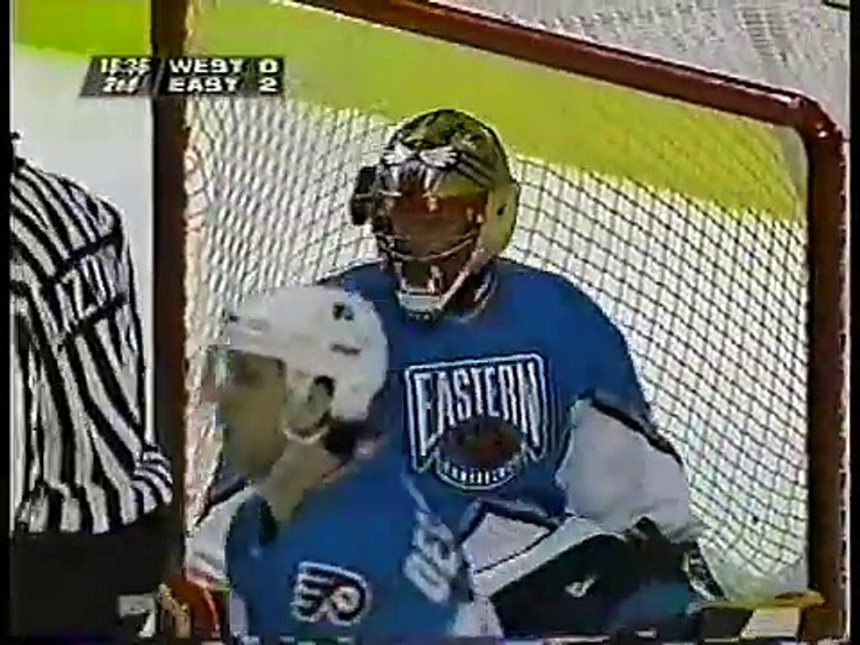 FoxTrax: 1996 NHL All-Star Game Second Period Highlights