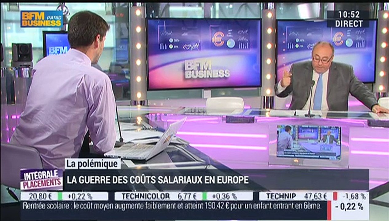 Emmanuel Lechypre: "Les pays du coeur de la zone euro se livrent la bataille des coûts salariaux" - 18/08