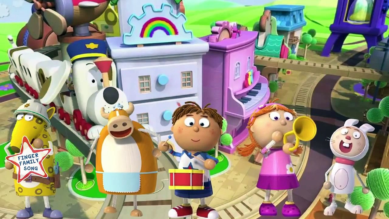 Tickety Toc Finger Family Nursery Rhyme for Children