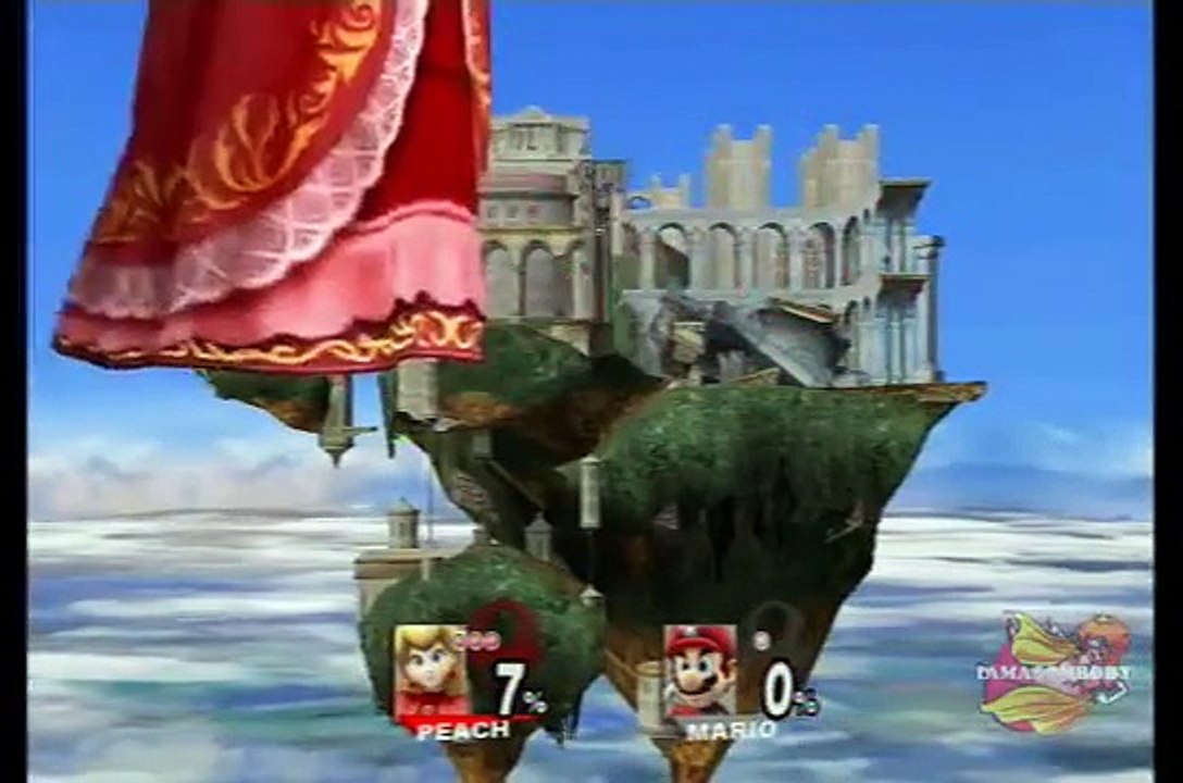 SSBB Impractical Size Mod Zero Suit Samus and Peach