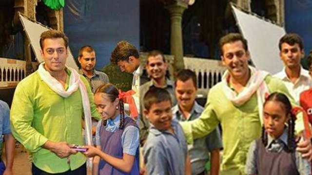 Salman Khan Plays With Specially-Abled Kids | Prem Ratan Dhan Payo Sets
