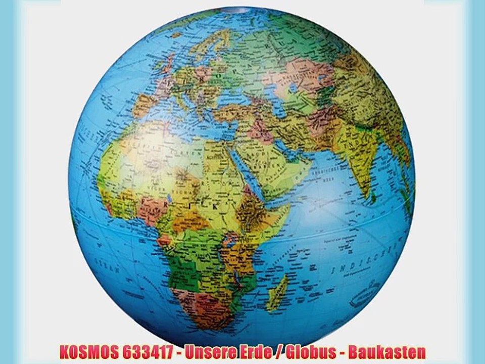KOSMOS 633417 - Unsere Erde / Globus - Baukasten
