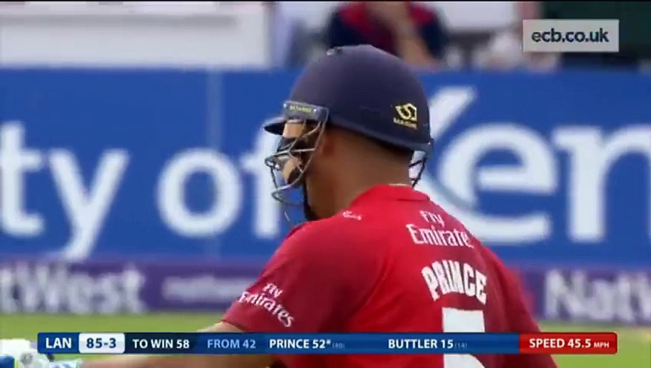 Thrilling Last Ball Finish  James Faulkner Wins it for Lancashire