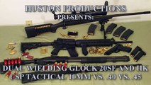 Dual Wielding Glock 20SF and HK USP Tactical 10mm vs. .40 vs. .45