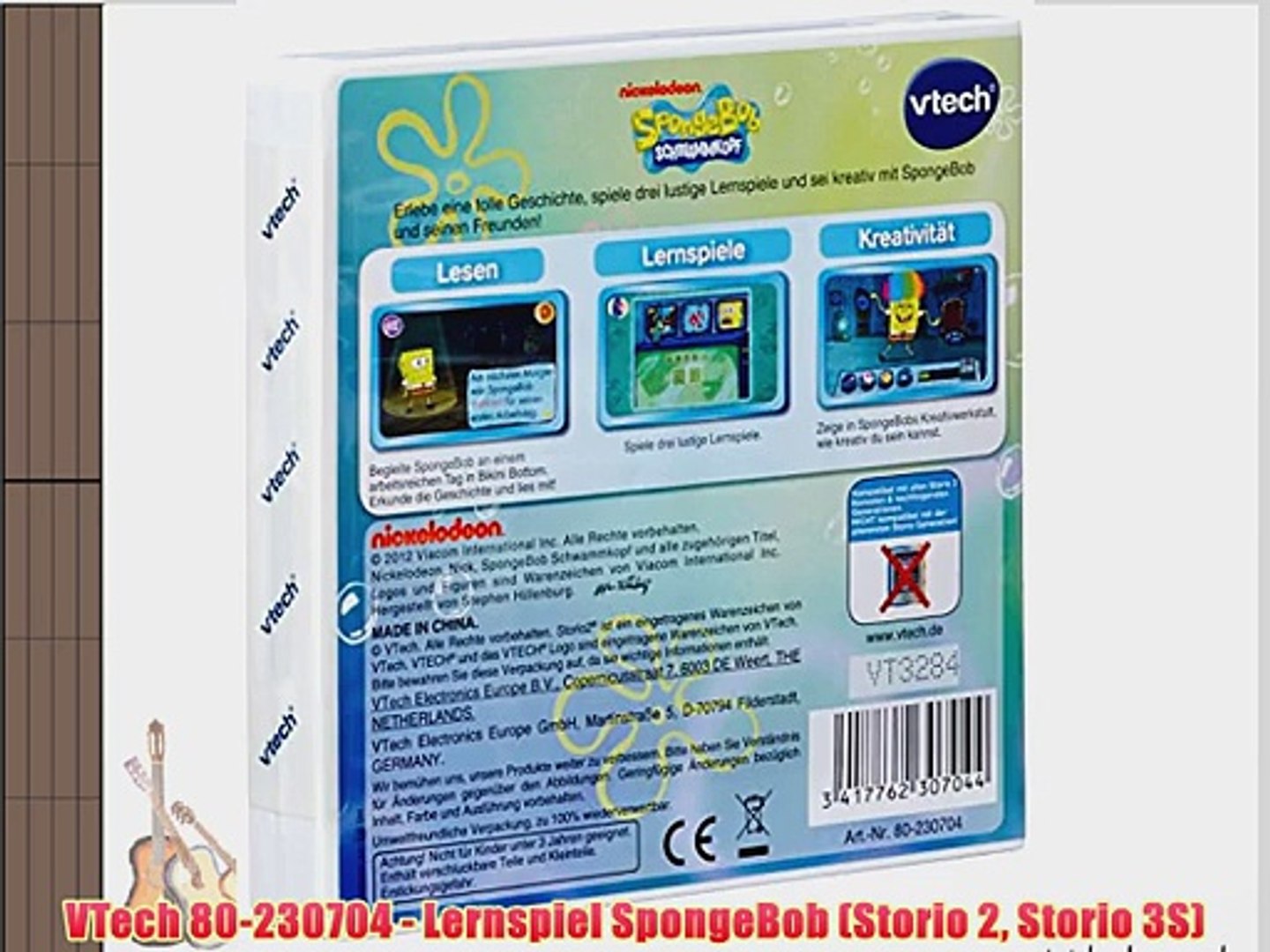 VTech 80-230704 - Lernspiel SpongeBob (Storio 2 Storio 3S) - video  dailymotion