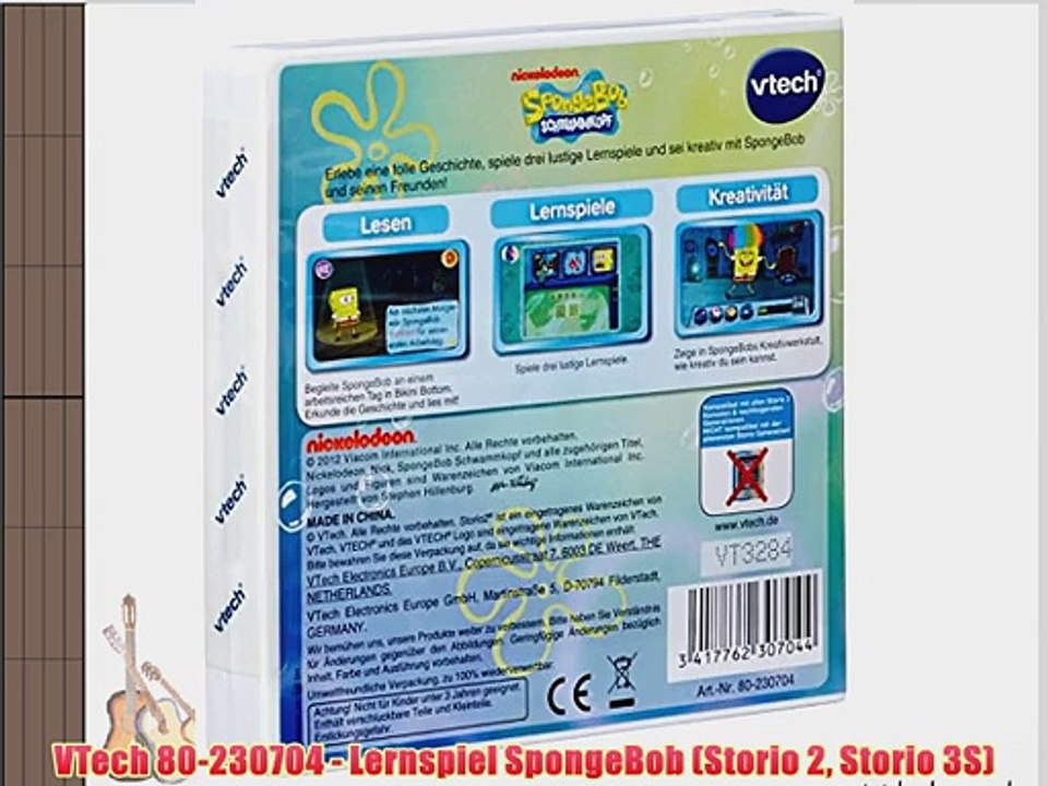 VTech 80-230704 - Lernspiel SpongeBob (Storio 2 Storio 3S)