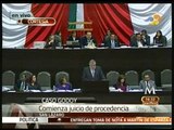 Alejandro Encinas vota a favor del desafuero de Godoy Toscano