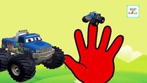 Finger Family Monster Truck Nursery Rhyme | Daddy Finger Songs | Finger Family Rhymes for Children