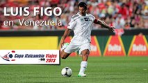 Luis Figo en Venezuela: Saludos