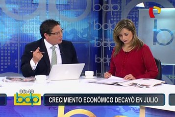 Gonzáles Izquierdo: ”Crecimiento económico de junio fue impulsado por cosas coyunturales”
