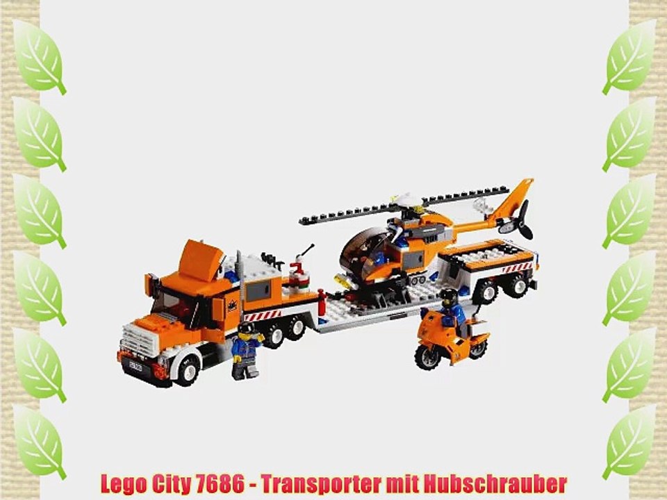 Lego City 7686 - Transporter mit Hubschrauber