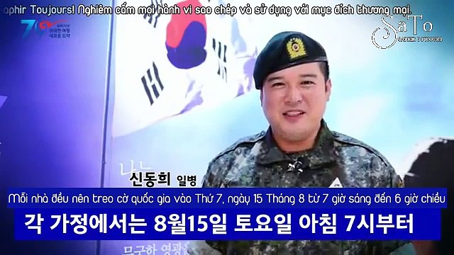 [SATO][Vietsub] 150814 Tin nhắn Ngày Quốc Khánh Hàn Quốc từ Shindong và Sungmin
