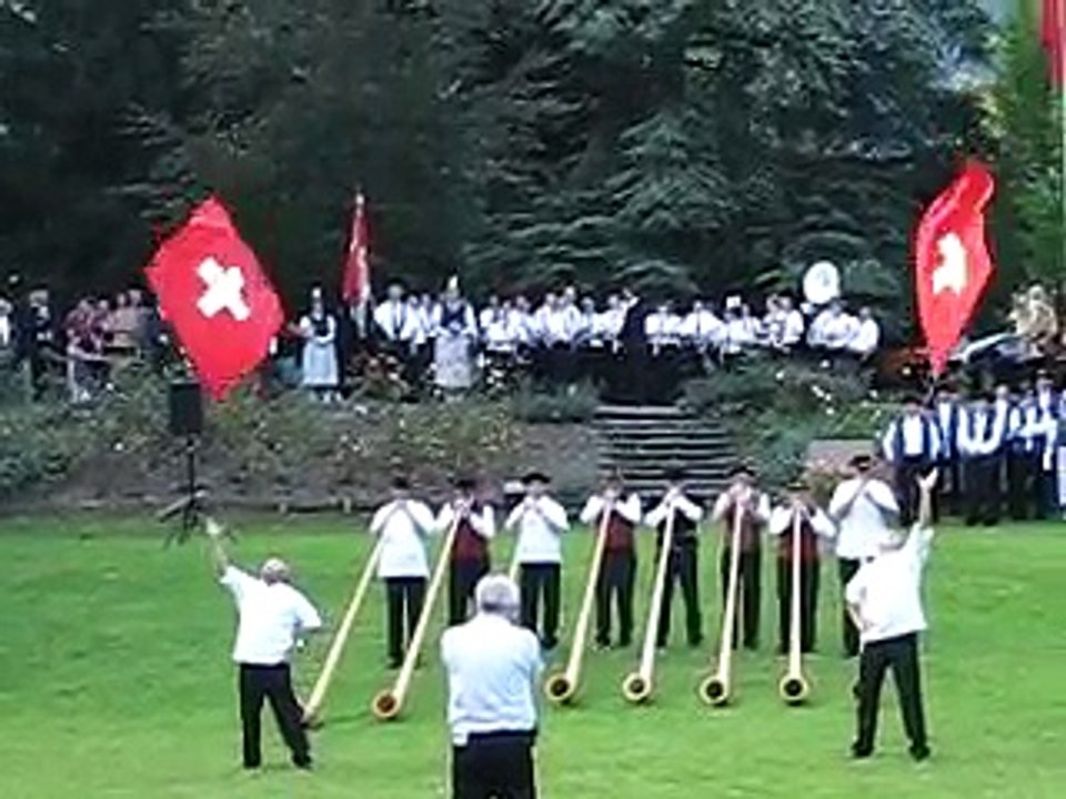 Swiss National Day 2011, Brunnen, Switzerland