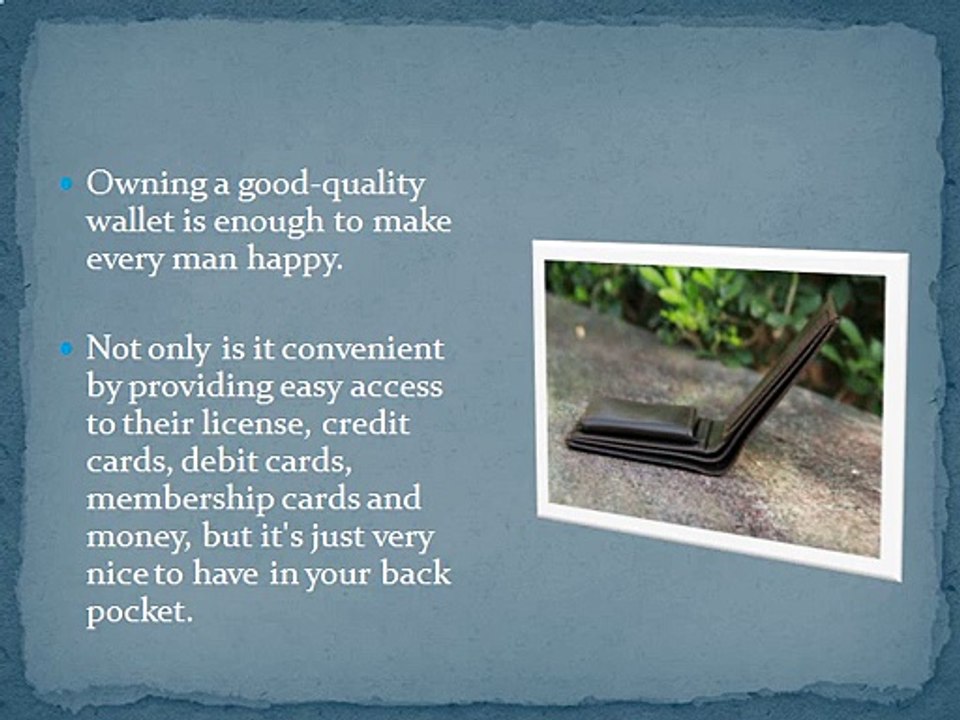 Why Every Man Needs a High Quality Leather Wallet
