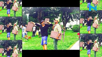 Video: Akshay posts blooper from the shoot
