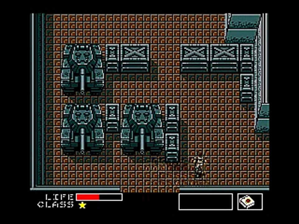MSX Metal Gear - Gameplay
