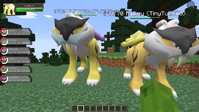 Minecraft Mods Pixelmon LEGENDARY DOGS Showcase! (Pokemon in Minecraft) [1.7.10]