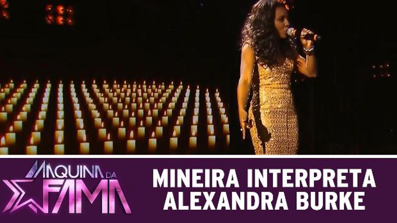 Mineira interpreta Alexandra Burke