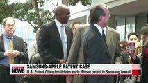 U.S. Patent Office invalidates early iPhone patent in Samsung lawsuit