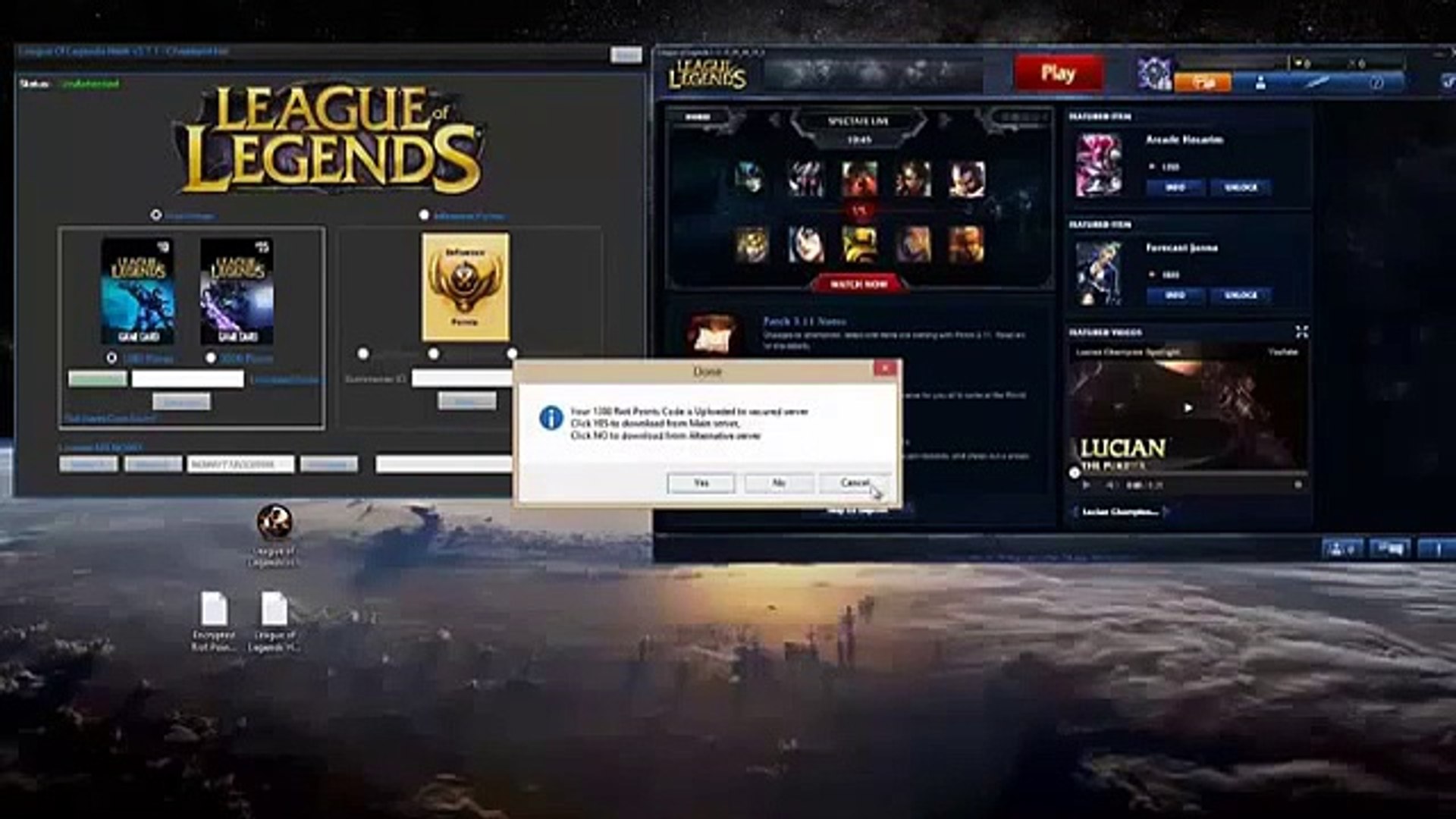 League Of Legends Riot Points Generator Riot Influence Points Lol Free Rp 1380 3500 Video Dailymotion
