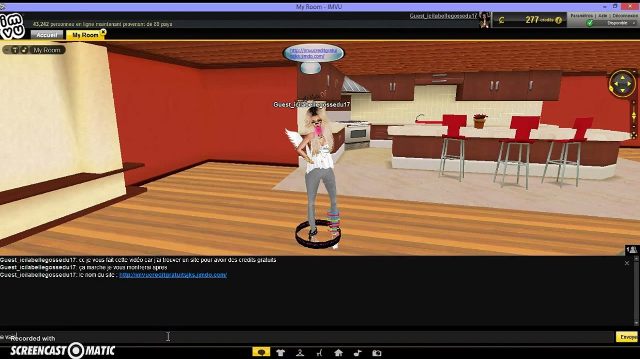 Comment avoir des credit gratuit imvu