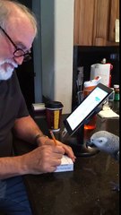 Cheeky Parrot Steals a Pencil