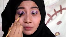 Makeup Tutorial | Pink Purple Halo Eyeshadow | Girly Saputri