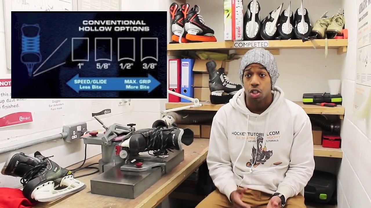 Ice Hockey Skate Blade Profiling & Skates Sharpening Guide 101 - Hard Ice vs Soft Ice