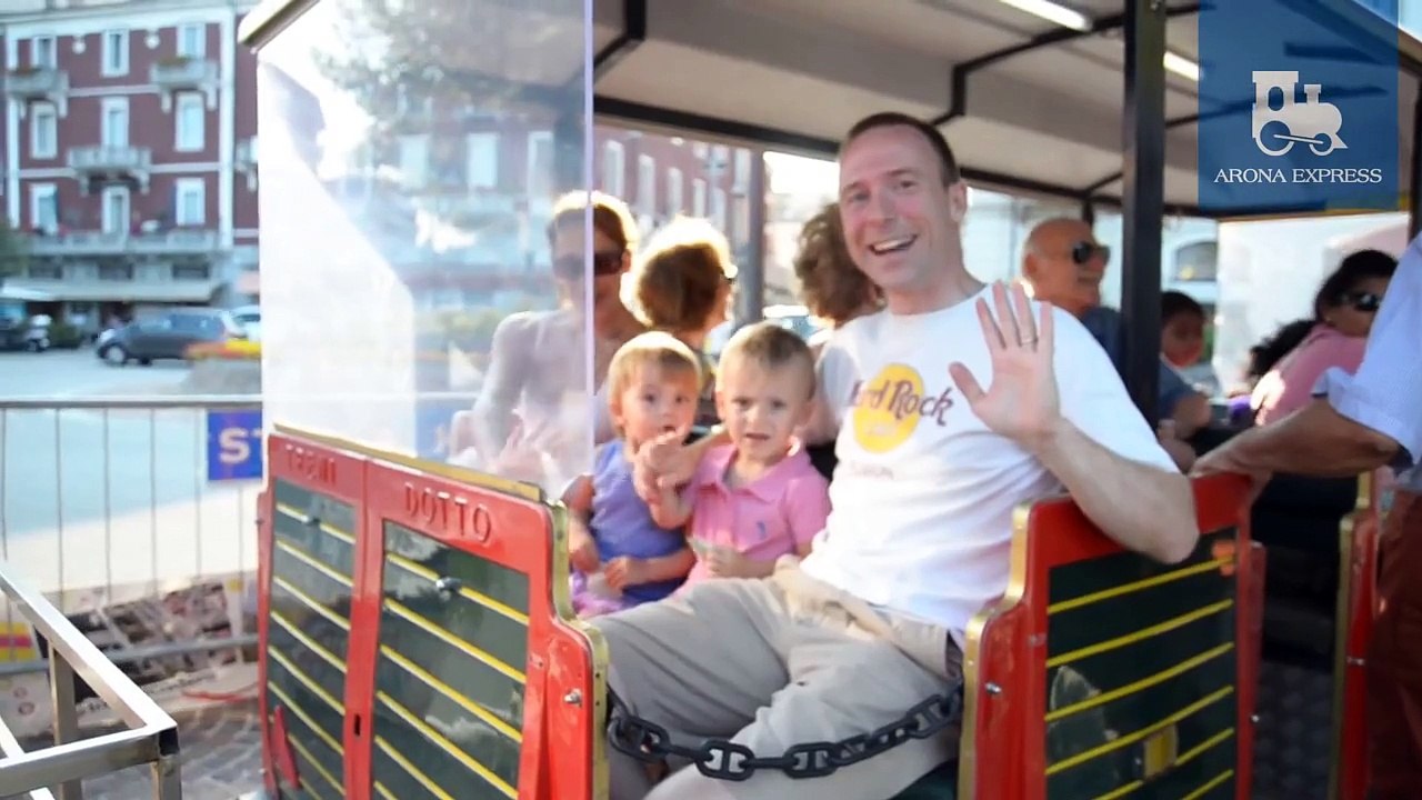 Trenino di Arona - Lago Maggiore (S.Carlone, Rocca Borromea, Lungo Lago)