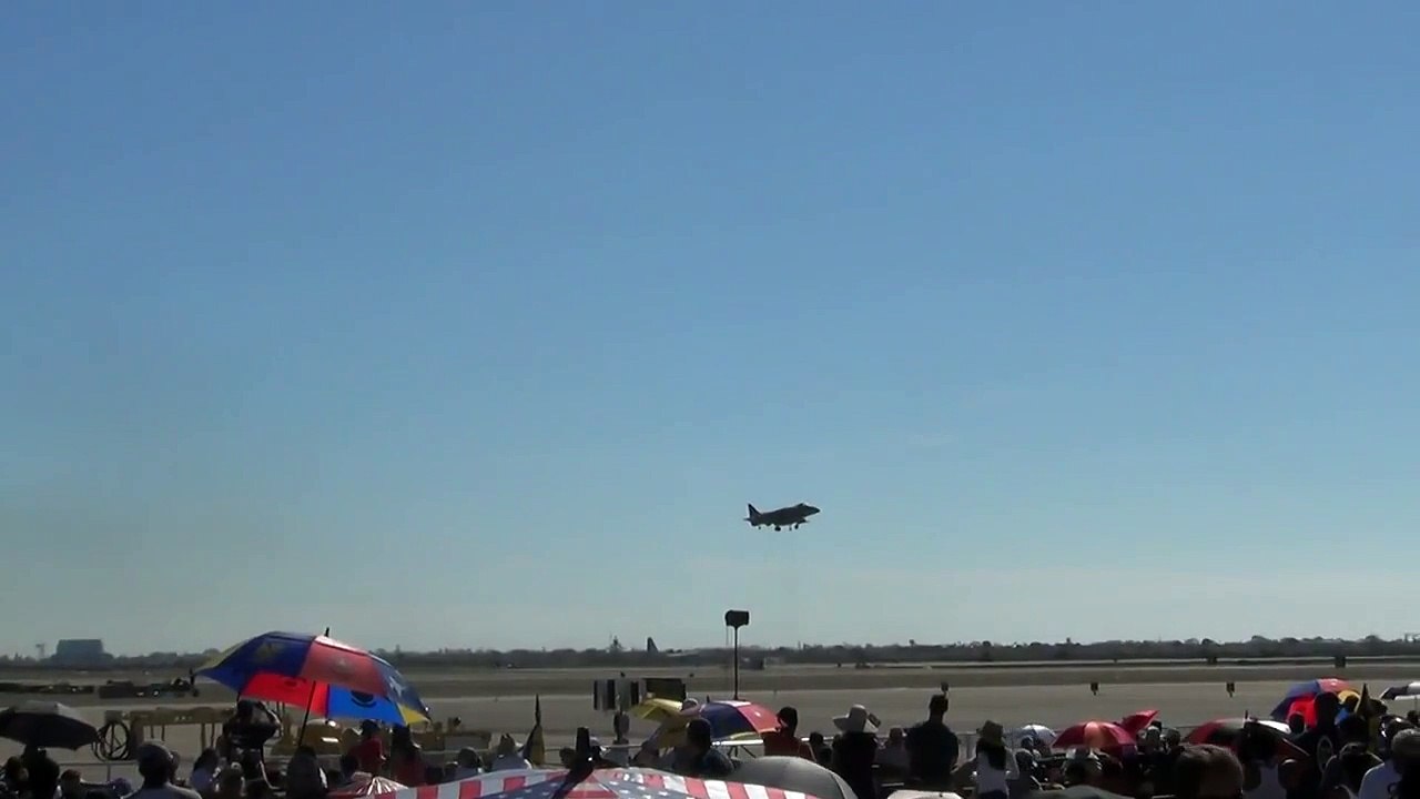 Harrier vertical take off