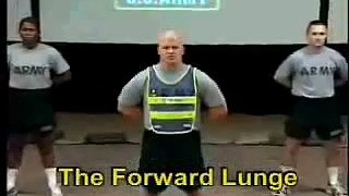 Forward Lunge TC 3-22.20 Army PRT Physical Readiness Training