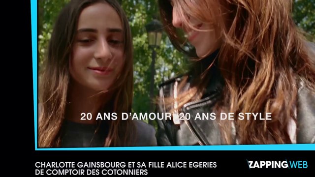 Charlotte Gainsbourg et sa fille Alice, 13 ans, nouvelles égéries de Comptoir des cotonniers