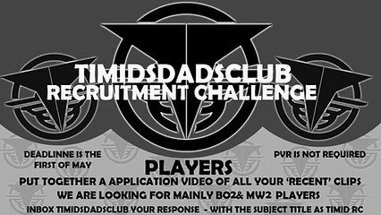 Timid's - Comeback Recruitment Challenge! [CLOSED]