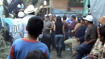 La Labor fiesta patronal Enero 1, 2009 - bailando - banda de viento Zamora Michoacan Mexico
