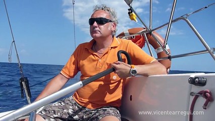 Travesia a Menorca navegando en velero