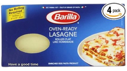 oven ready lasagna noodles
