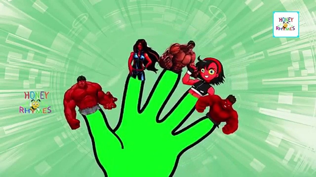 Finger Family Hulk Cartoon | My Little Pony Finger Family | Finger Family Rhymes Collection