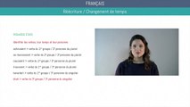 Brevet français - Réécriture : changement de temps