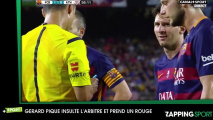 Gerard Piqué insulte l’arbitre et se fait expulser contre Bilbao