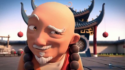 Learning martial arts at the Shaolin Temple! HD 3D cartoon super cool