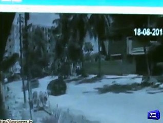 Clear CCTV Footage of Attack on Rasheed Godil