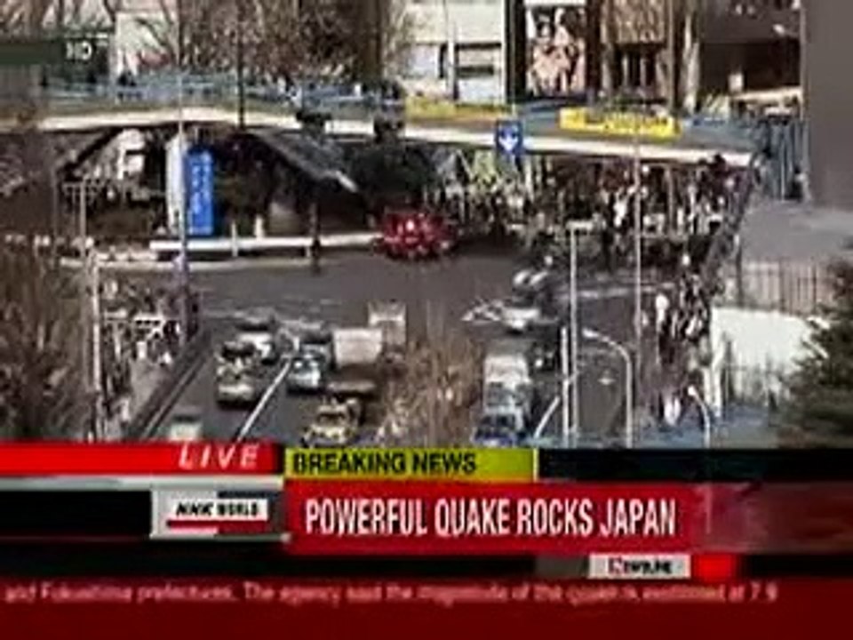TSUNAMI AND EARTHQUAKE SLAM JAPAN!! - March11th 2011   CNN