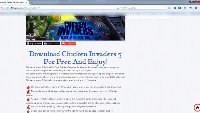 Chicken Invaders 5 Download - Full and Free version, easy to install !