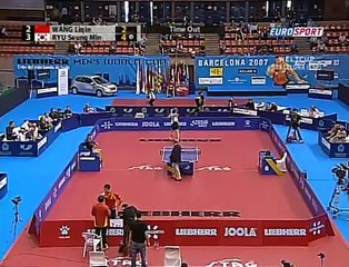 Wang Liqin (CHN) vs Ryu Seung Min (KOR)