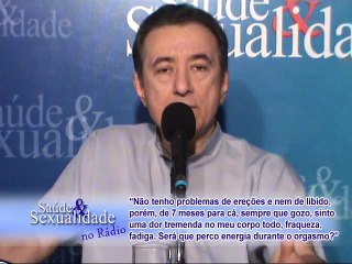 Saúde e Sexualidade no Rádio 255 – Rapaz goza e sente muita fraqueza, fadiga e dor no corpo