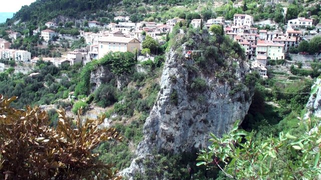 Intervention sécurité civile à Peille (06)