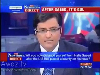 Hameed Gul Crushed Indian Journalist on Indian TV