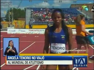Ángela tenorio no participará en el mundial de atletismo