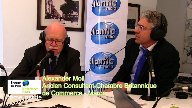 Alexander Moll et Hassan Lahlou au Forum de Paris-Casablanca Round