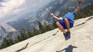 Slow Motion Yosemite Mountaintop Flips